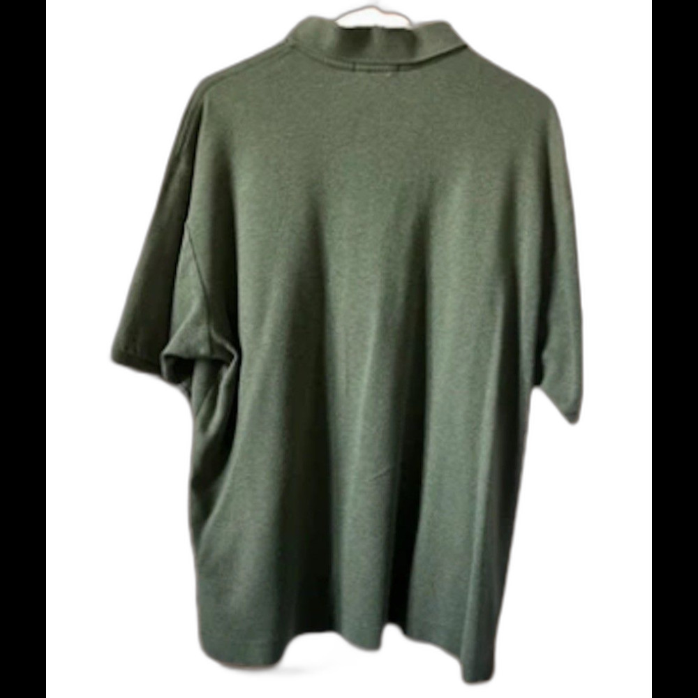 Nautica Men's Moss Green Short Sleeve Polo Shirt 100% Cotton Size XL - Picture 3 of 6